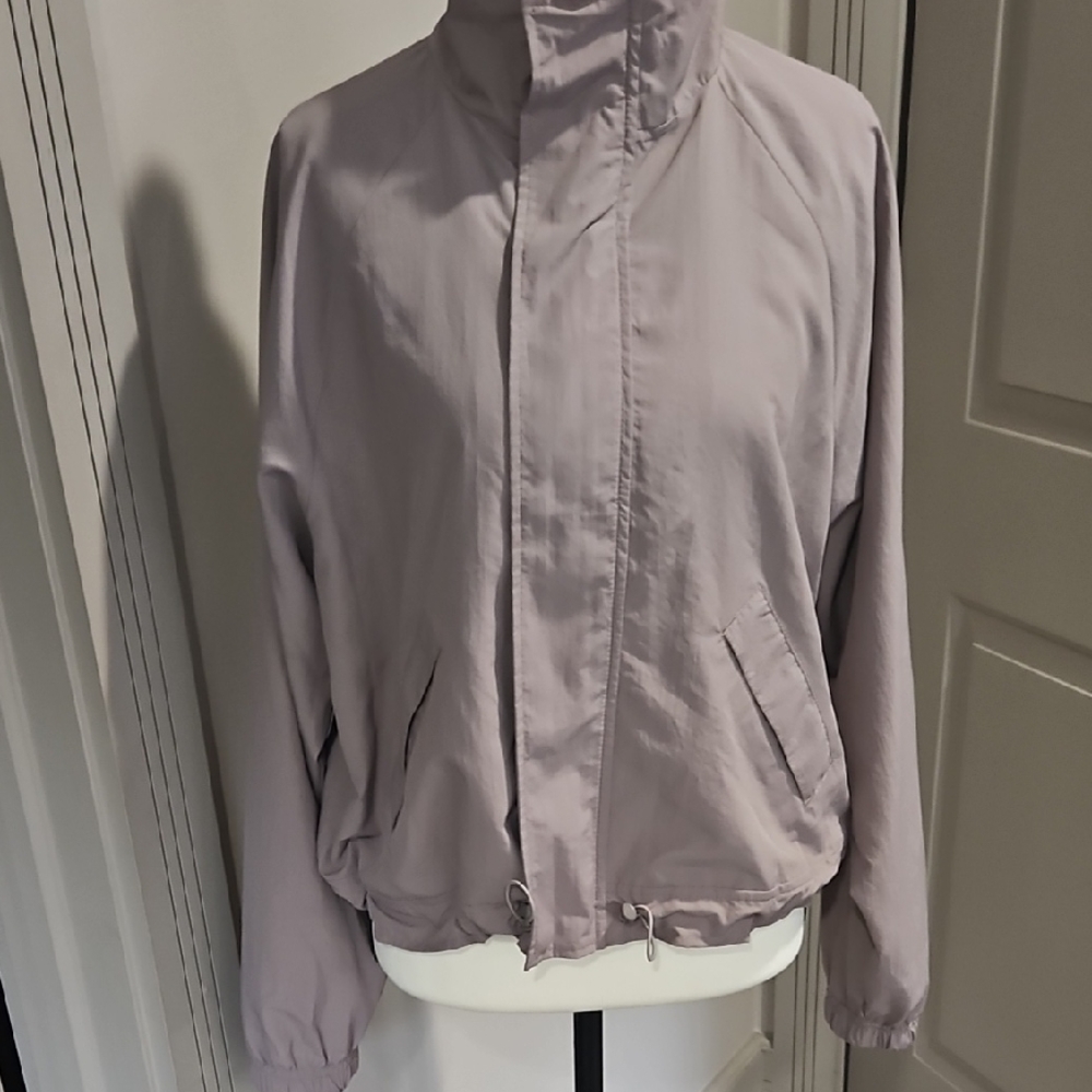Ultra Flirt Taupe Bomber Jacket